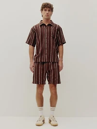 textured stripe shirt