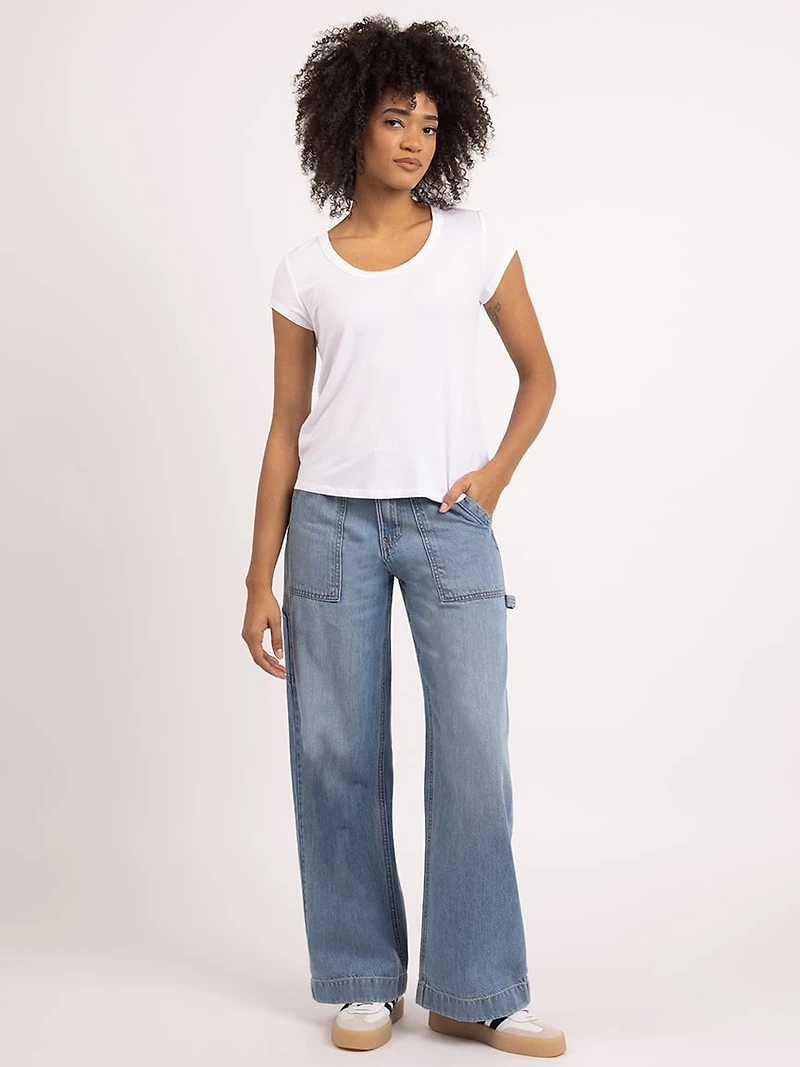 ashlin scoop neck t-shirt