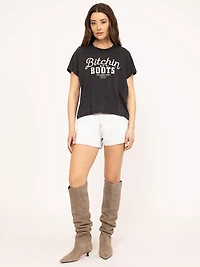 bitchin boots perfect tee
