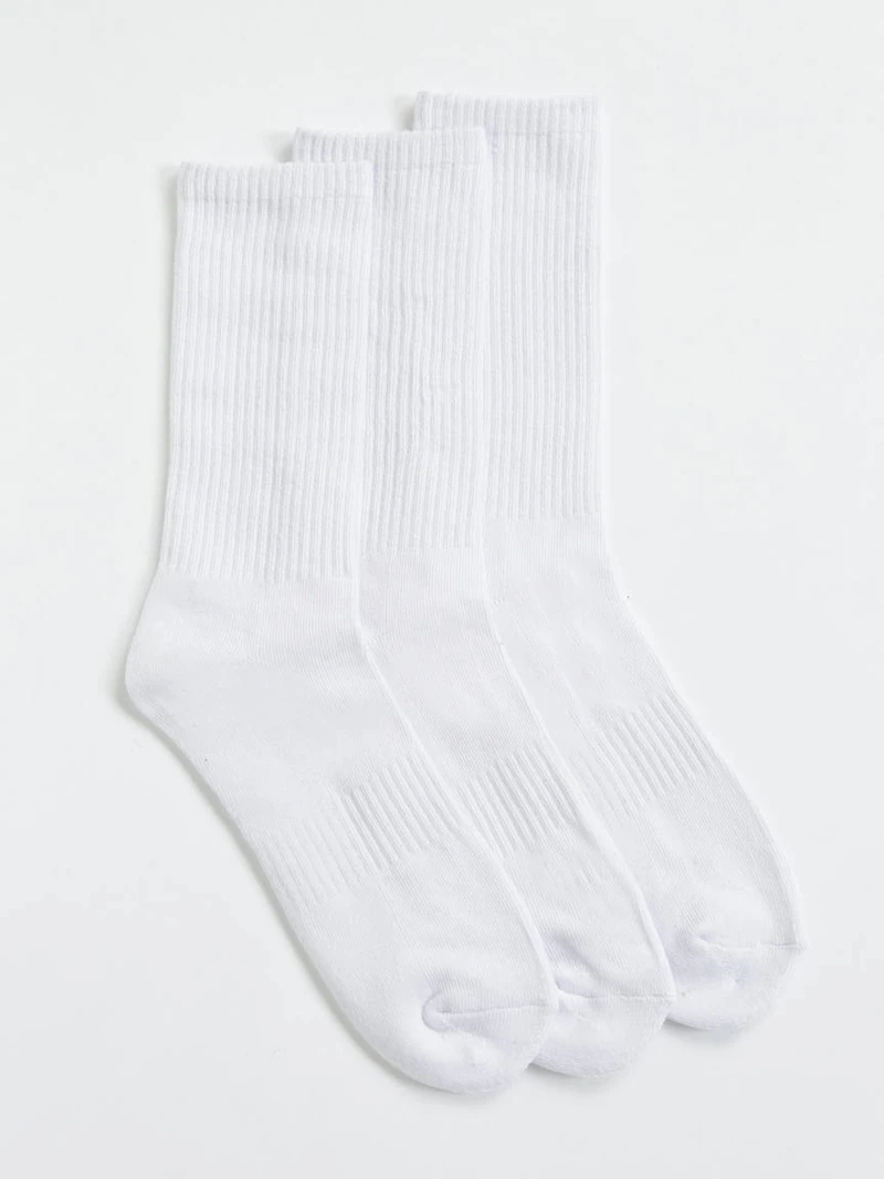 men's essential 3 pack crew socks