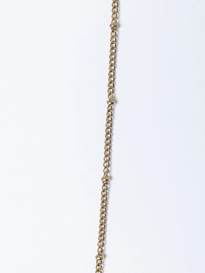 helium bubble initial necklace "B"