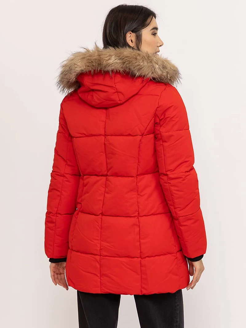 khione quilted parka