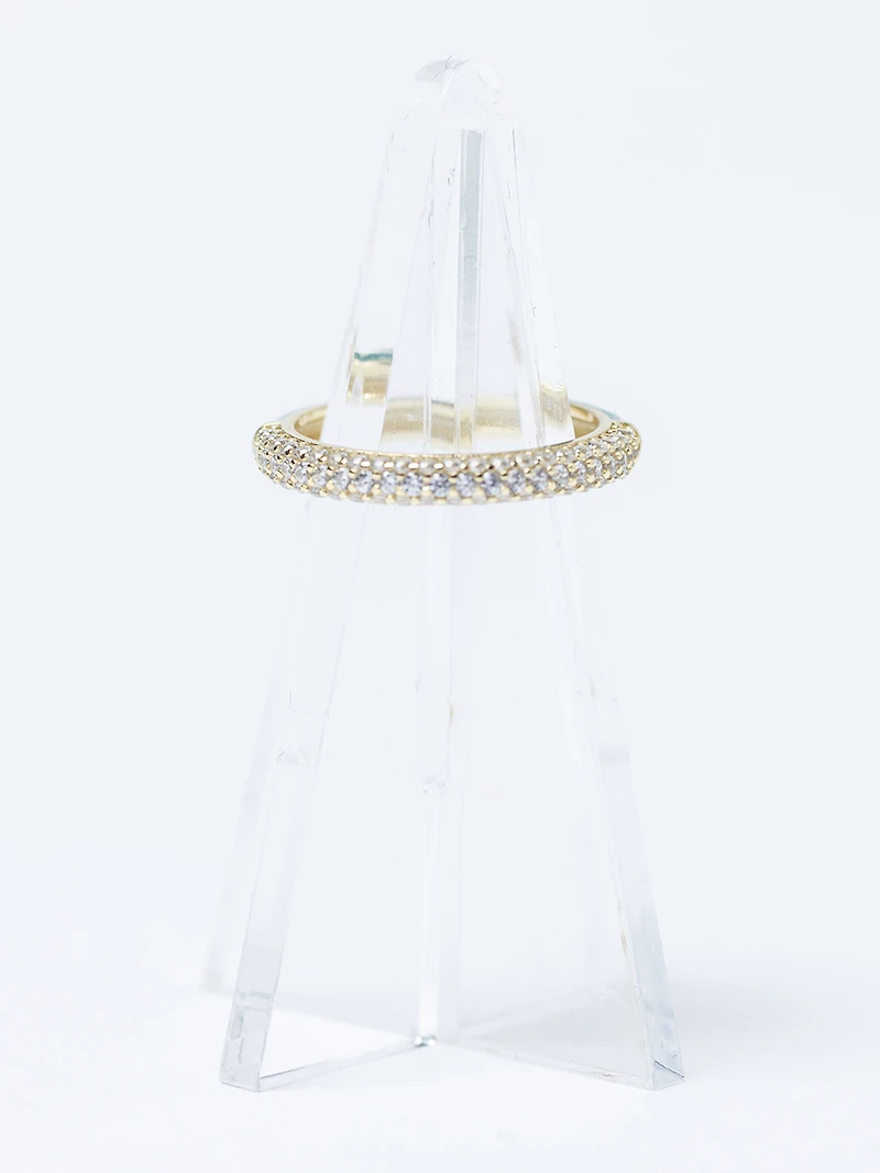 candy enamel ring forest green