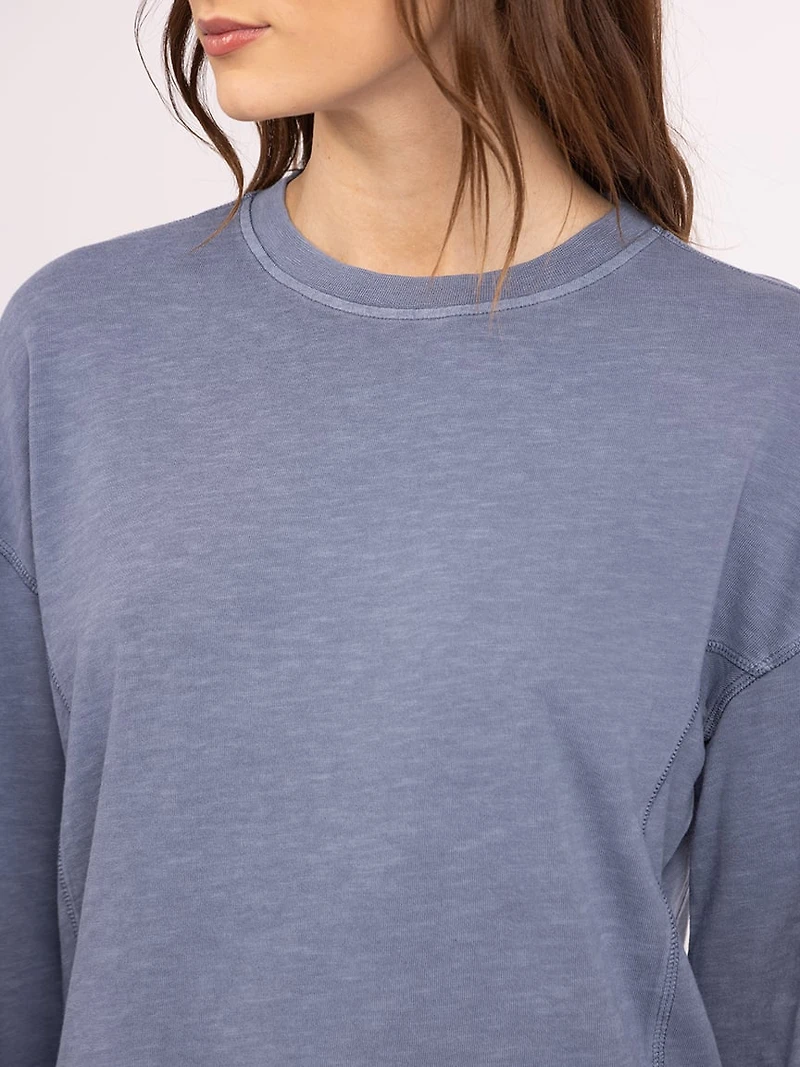 joni crew neck top