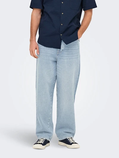fade loose jean light authentic