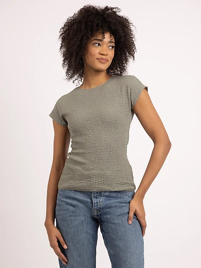 trina crew neck t-shirt