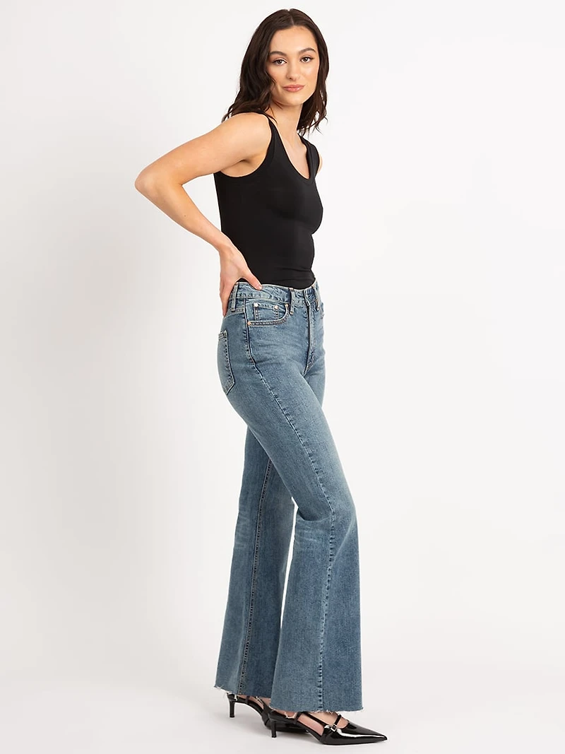 double scoop neck tank