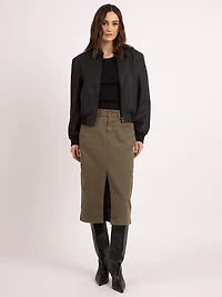 utility skirt burnt olive