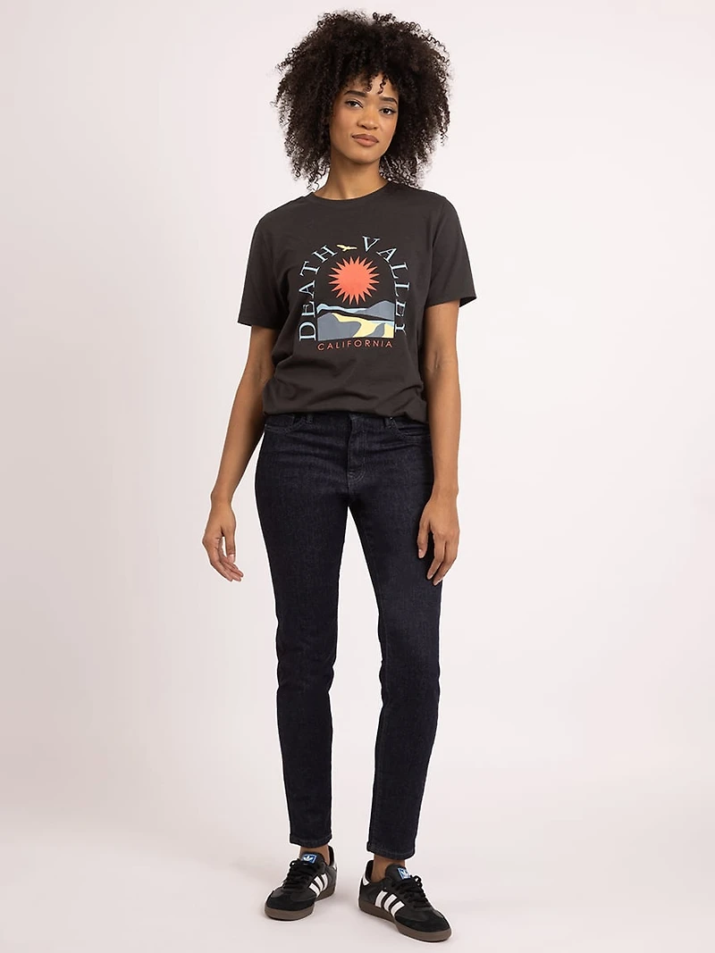 death valley crew neck graphic t-shirt