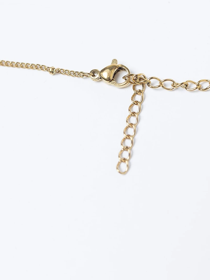 helium bubble initial necklace "B"