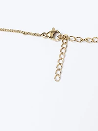 helium bubble initial necklace "B"