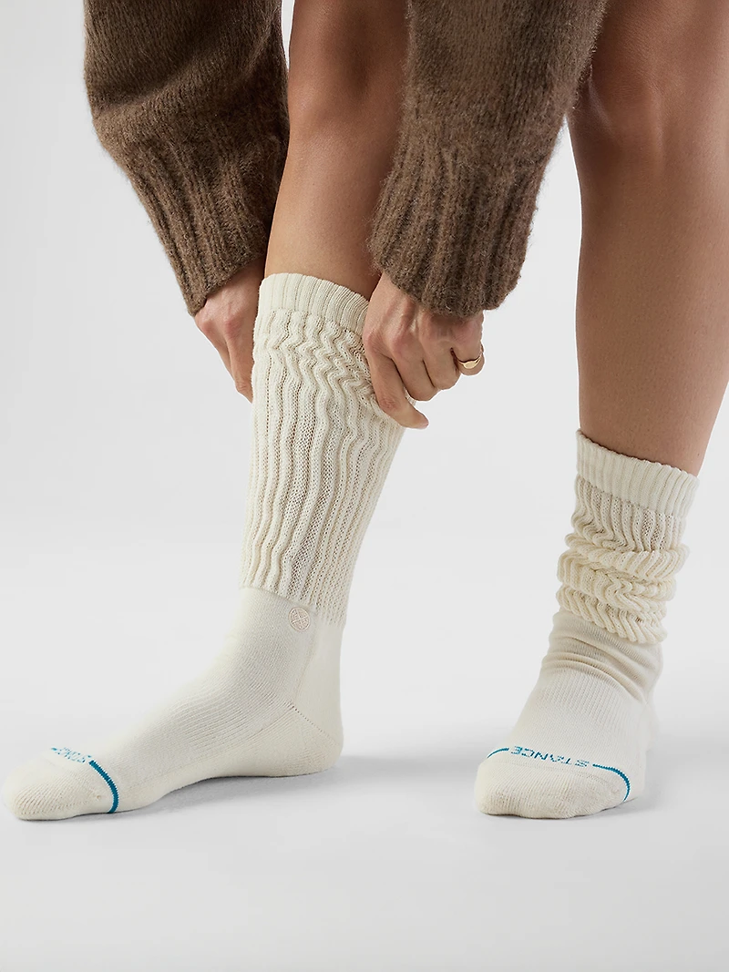 icon slouch crew socks