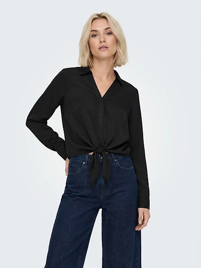 nova long sleeve knot shirt