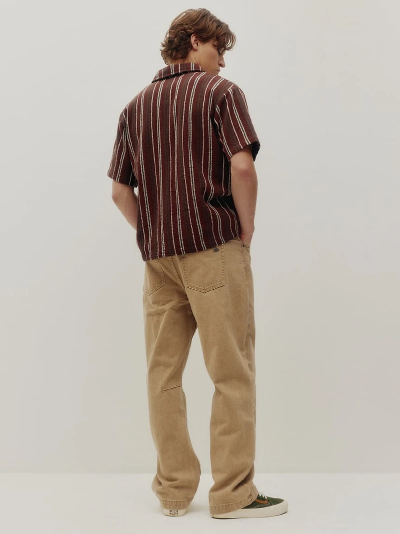 textured stripe shirt