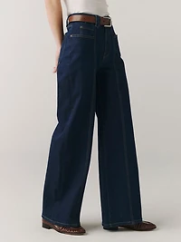 NCE wide leg jean medium rinse