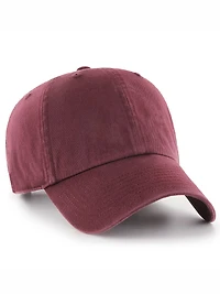 classic blank clean up cap dark maroon