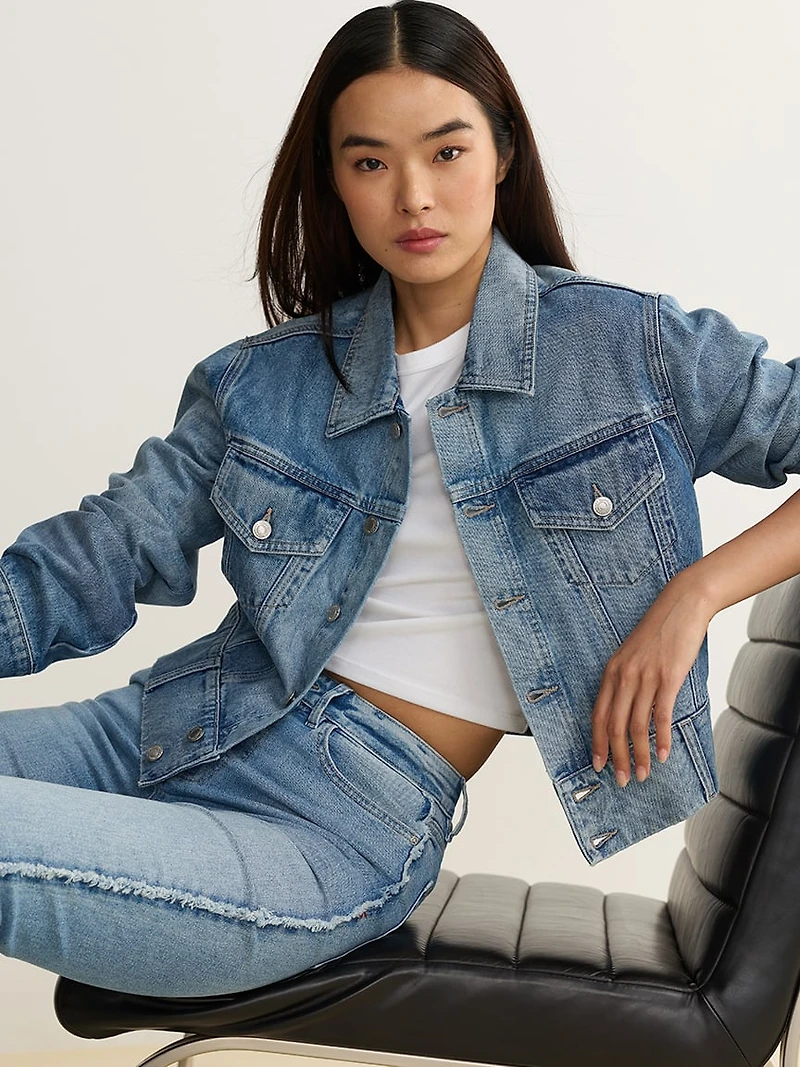 KPB cropped denim jacket