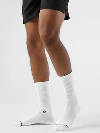 icon crew sock white