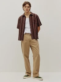 textured stripe shirt