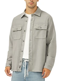 Knit Flex Button-Up Shirt