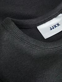 freya crewneck ribbed long sleeve top