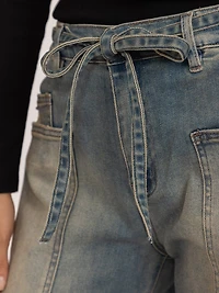 high rise baggy wide leg jean