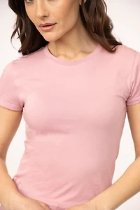 short sleeve tee pink