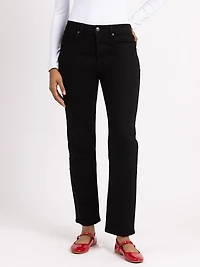 tegan straight leg jean black