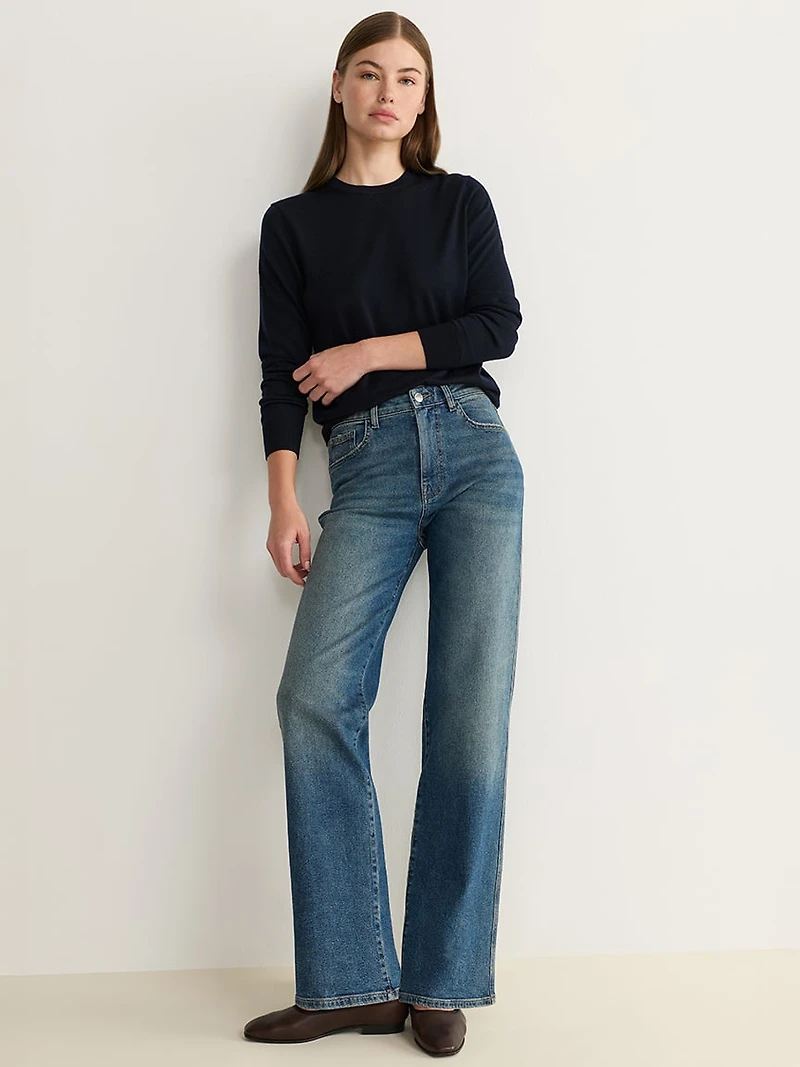 SAT 90's straight jeans meet me there