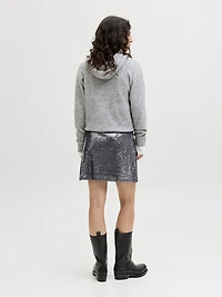 tara sequin mini skirt