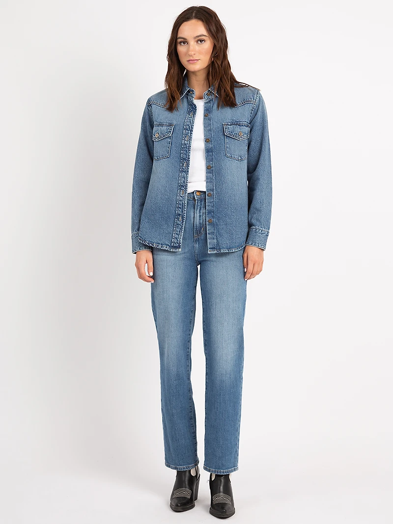 lainey denim shirt