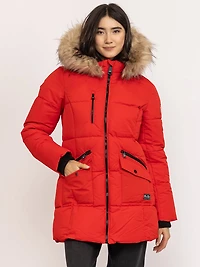 khione quilted parka