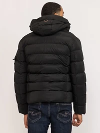 matte shine puffer jacket