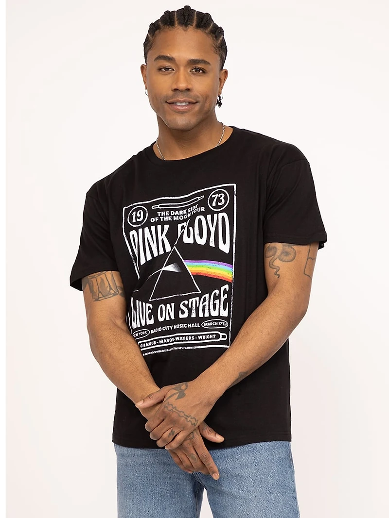 unisex pink floyd graphic tee