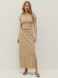 pamerla rib skirt