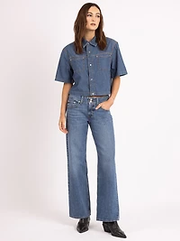 loretta denim shirt