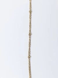 helium bubble initial necklace "S"