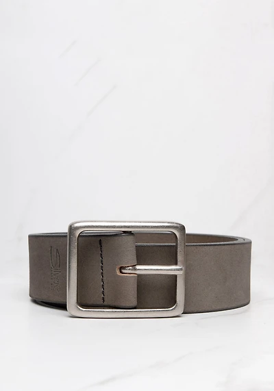 men's belt with nubuck leather
