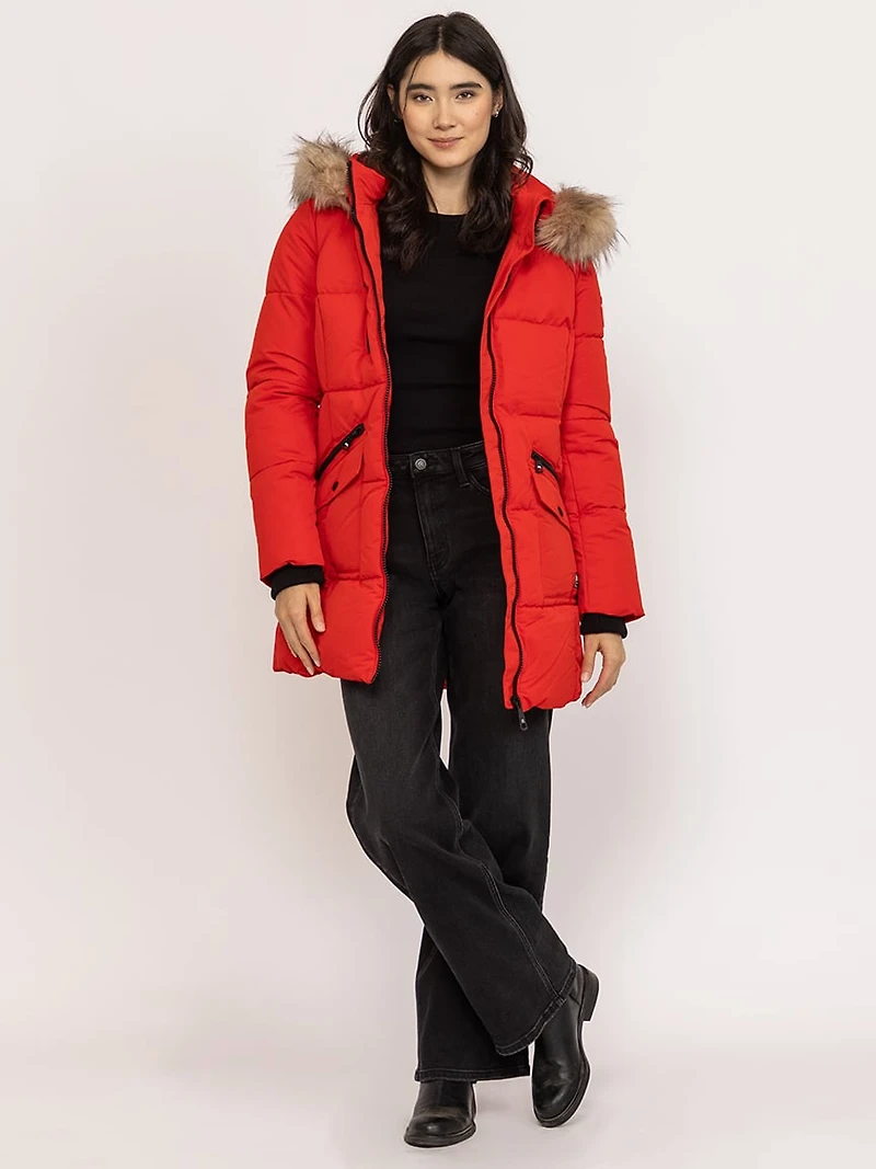 khione quilted parka