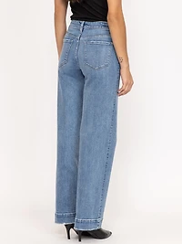 wide leg trouser jean medium authentic
