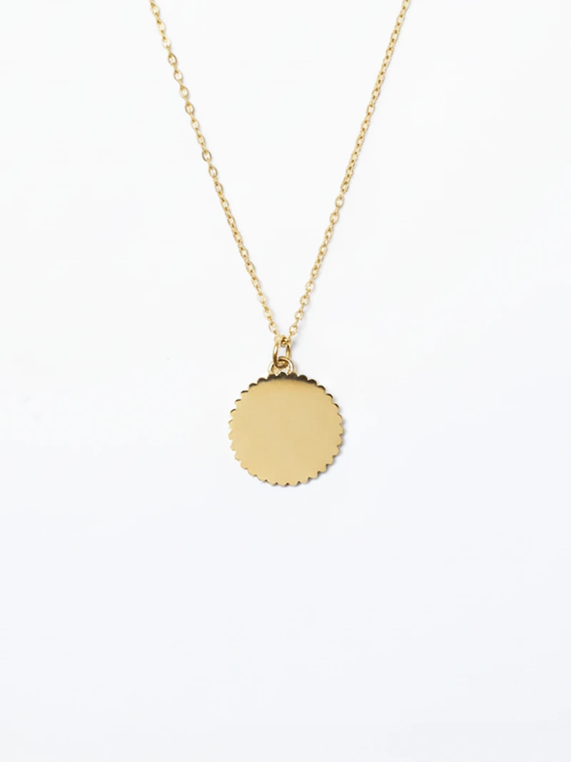 dainty zodiac necklace gold