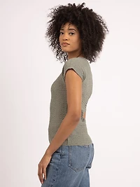 trina crew neck t-shirt