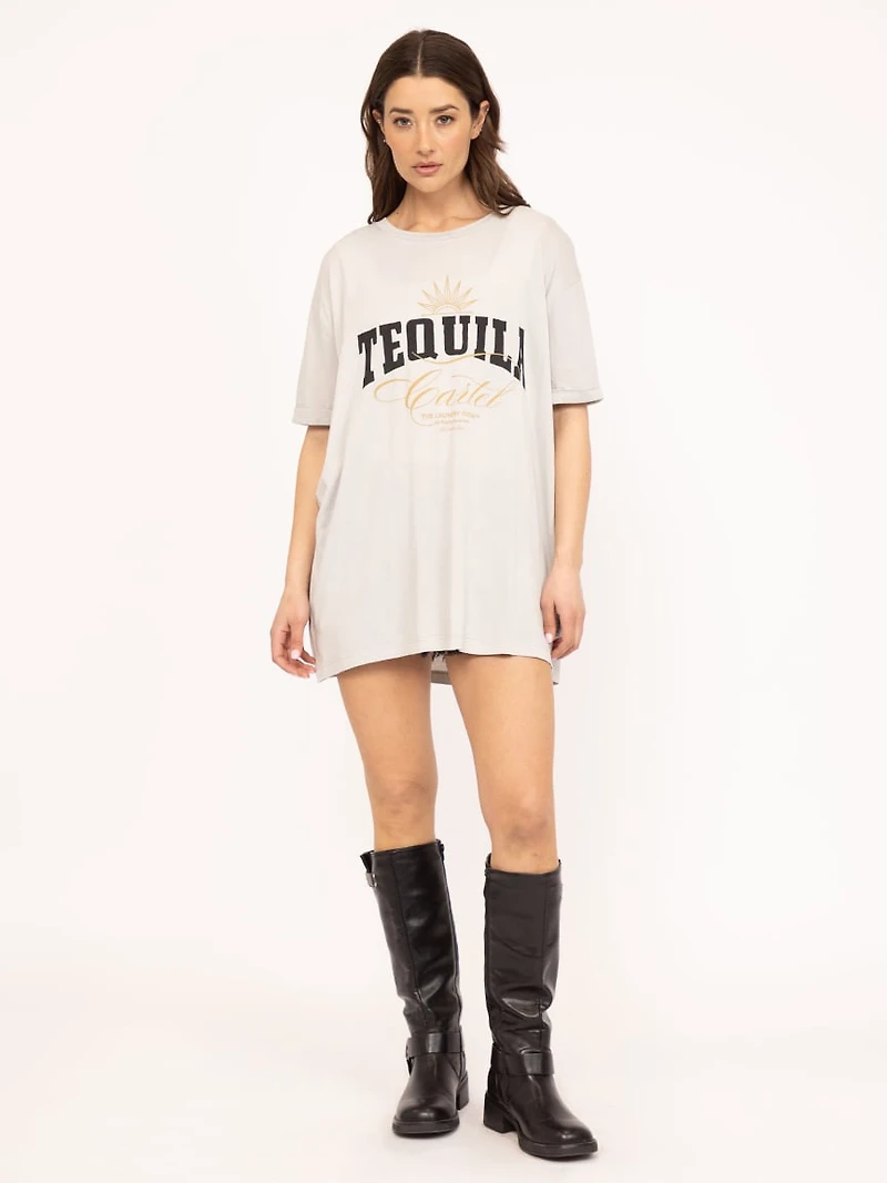 tequila cartel oversized tee