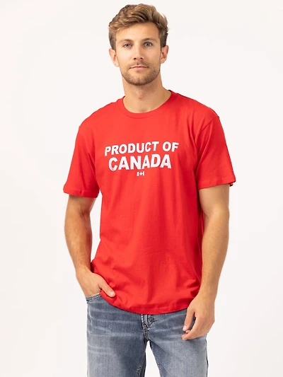 product of Canada graphic tee
