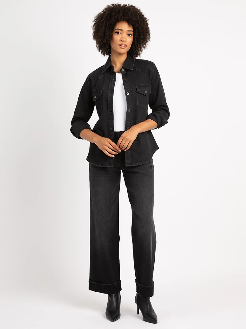 lainey denim shirt