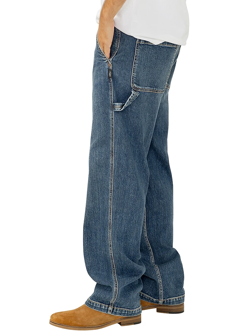 Big Guy Baggy Straight Leg Utility Jeans