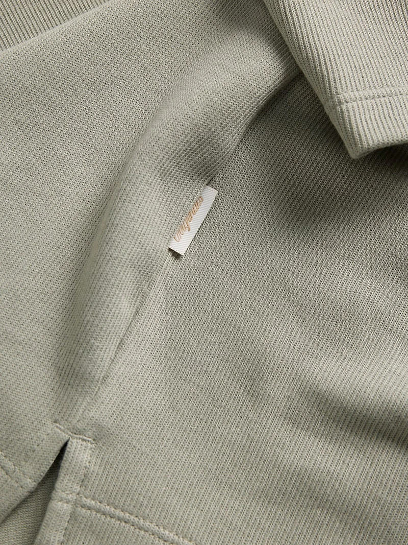 montauk split neck polo