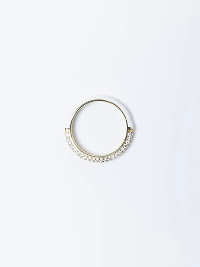 candy enamel ring white