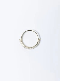 candy enamel ring white