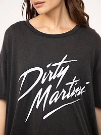 dirty martini oversized tee